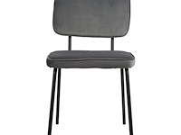 8x modern eetkamerstoel grijs - afbeelding 2 van  3