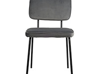 8x modern eetkamerstoel grijs - afbeelding 2 van  3