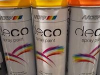8x motip spray paint koolzaadgeel ral1021 400ml (houdbaar tot 2034) - afbeelding 2 van  3