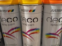 8x motip spray paint koolzaadgeel ral1021 400ml (houdbaar tot 2034) - afbeelding 2 van  2