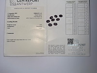 8x paarse spinel - afbeelding 3 van  6