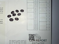 8x paarse spinel - afbeelding 5 van  6