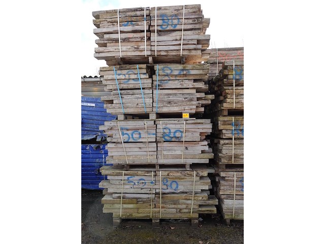 8x pallet hout - afbeelding 1 van  4