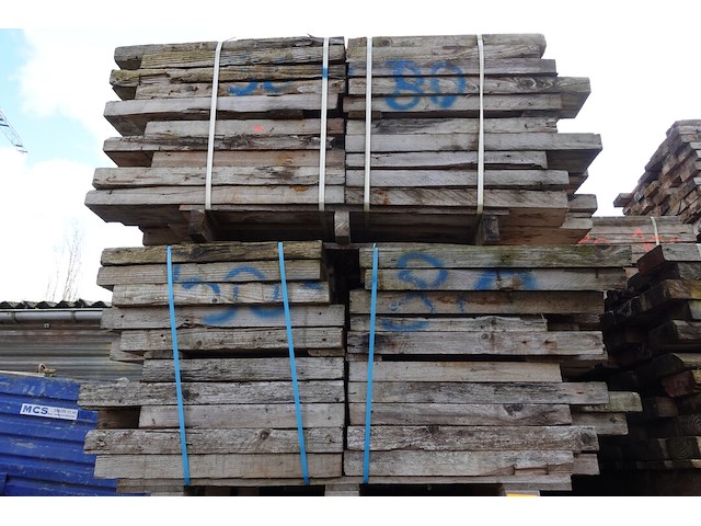 8x pallet hout - afbeelding 3 van  4