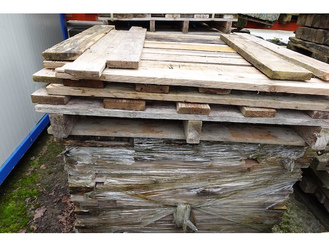 8x pallet hout - afbeelding 3 van  3