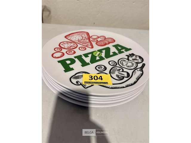 8x pizzabord - afbeelding 2 van  3