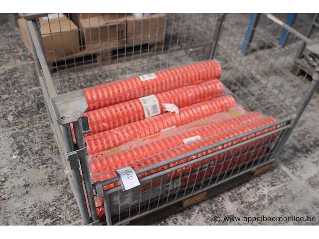 8x rol afbakeningsnet, colorline, extra strong, ref. vm 350001, 50 m x 1 m, 7, 5 kg per rol, hdpe - uv resistant - afbeelding 1 van  3