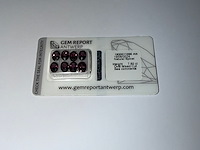 8x roze-paarse spinel