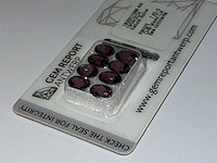 8x roze-paarse spinel - afbeelding 2 van  9