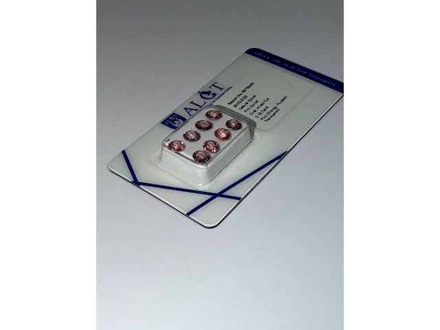 8x roze spinel - afbeelding 2 van  8