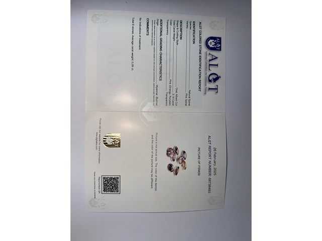 8x roze spinel - afbeelding 3 van  8