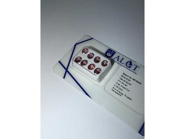 8x roze spinel - afbeelding 8 van  8