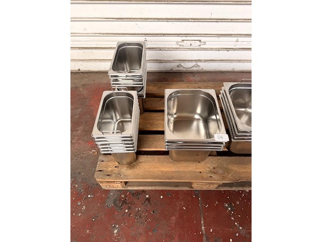 8x rvs schaal 32x52x8 cm - afbeelding 1 van  3