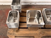 8x rvs schaal 32x52x8 cm - afbeelding 1 van  3