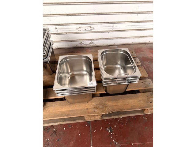 8x rvs schaal 32x52x8 cm - afbeelding 2 van  3