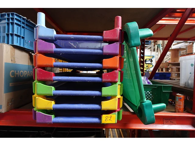 8x stapelbaar kinderbedje - afbeelding 1 van  5
