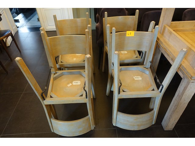 8x stoel hutten - afbeelding 1 van  4