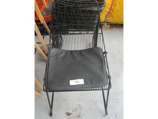 8x stoel zwart (8x) - afbeelding 1 van  4