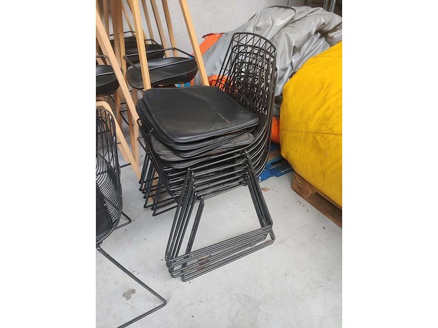 8x stoel zwart (8x) - afbeelding 3 van  4