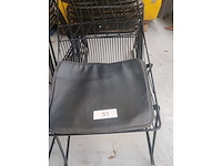 8x stoel zwart (8x) - afbeelding 1 van  4