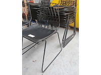 8x stoel zwart (8x) - afbeelding 3 van  4