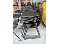 8x stoel zwart (8x) - afbeelding 1 van  6