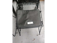 8x stoel zwart (8x) - afbeelding 3 van  6