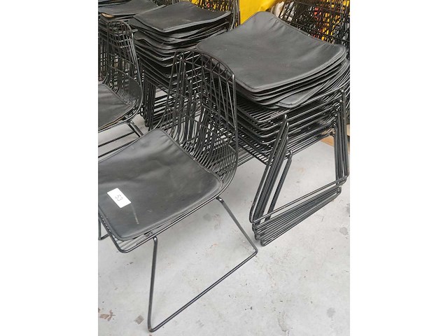 8x stoel zwart (8x) - afbeelding 6 van  6