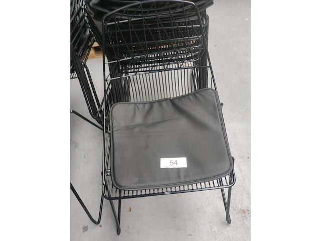 8x stoel zwart (8x) - afbeelding 1 van  3