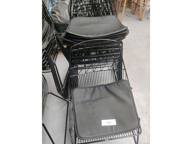 8x stoel zwart (8x) - afbeelding 2 van  3