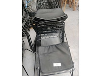 8x stoel zwart (8x) - afbeelding 2 van  3