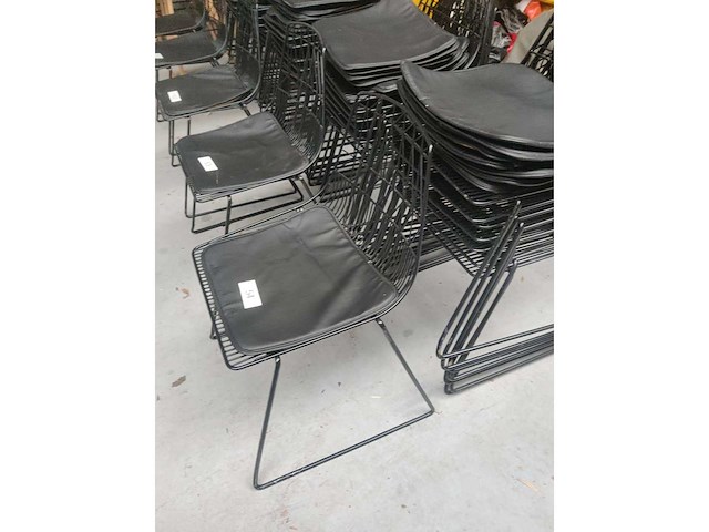 8x stoel zwart (8x) - afbeelding 3 van  3