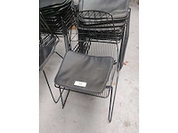 8x stoel zwart (8x) - afbeelding 2 van  4