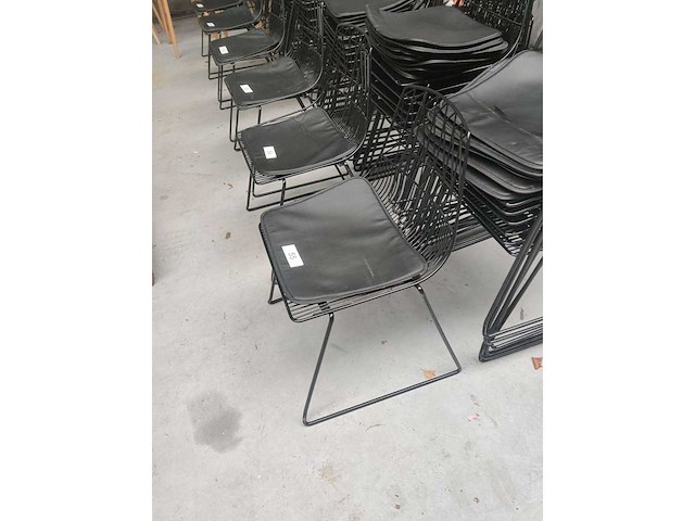 8x stoel zwart (8x) - afbeelding 4 van  4
