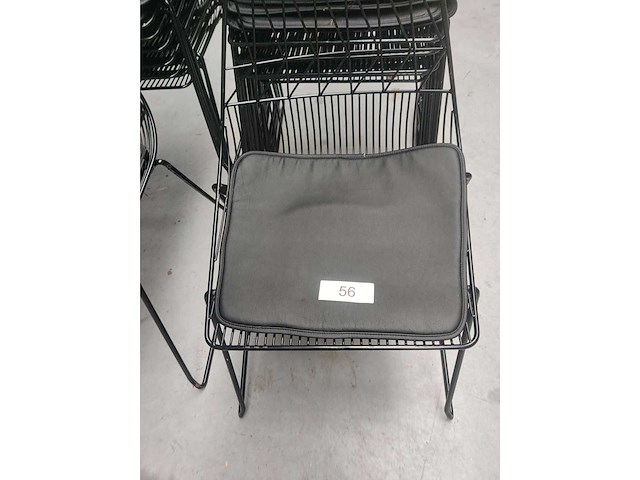 8x stoel zwart (8x) - afbeelding 1 van  4