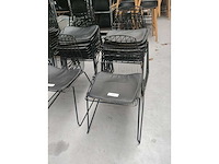 8x stoel zwart (8x) - afbeelding 2 van  4