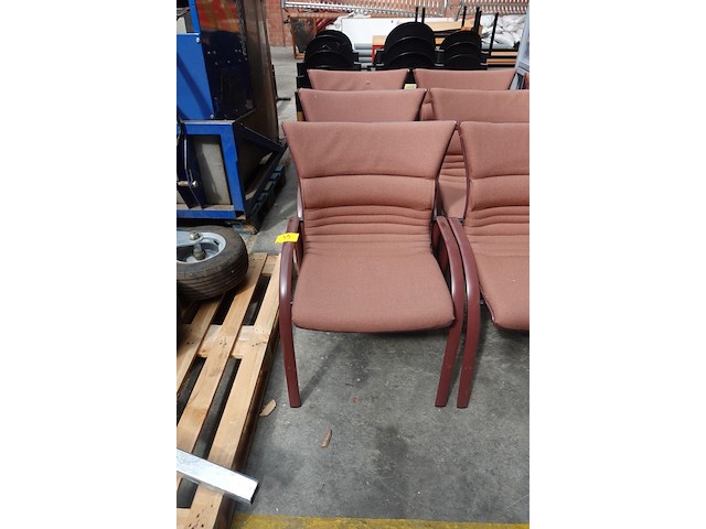 8x stoffen stoel giroflex - afbeelding 2 van  5