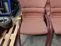8x stoffen stoel giroflex - afbeelding 2 van  5