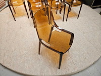 8x transparant gouden stoel - afbeelding 3 van  7