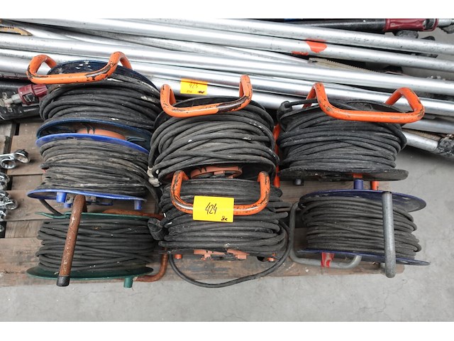 8x verlengkabel op haspel - afbeelding 2 van  6