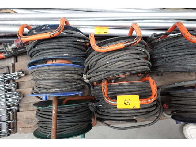 8x verlengkabel op haspel - afbeelding 6 van  6
