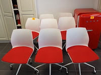 8x verrijdbare conferentiestoel kastel - afbeelding 1 van  9
