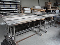 8x verrijdbare metalen kar - afbeelding 2 van  5