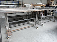 8x verrijdbare metalen kar - afbeelding 4 van  5