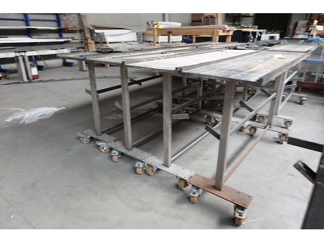 8x verrijdbare metalen kar - afbeelding 5 van  5