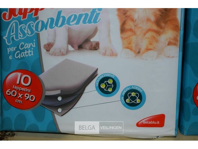 8x10st dierenplasdoeken 60x90cm - afbeelding 2 van  2