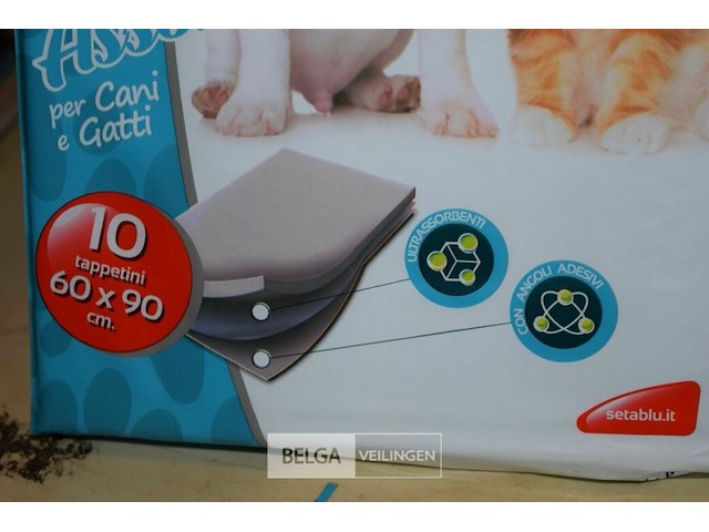 8x10st dierenplasdoeken 60x90cm - afbeelding 2 van  2