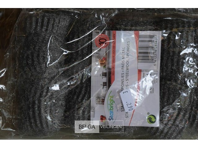 8x10st staalwol sponsjes - afbeelding 2 van  2