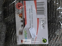 8x10st staalwol sponsjes - afbeelding 2 van  2