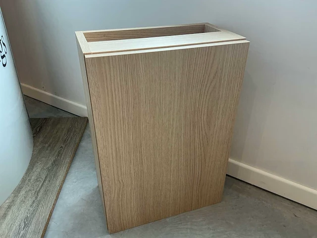 9 badkamermeubel houtkleur 40 x 22 cm, toonzaalmodel badkamerkast - handwasser - afbeelding 1 van  2